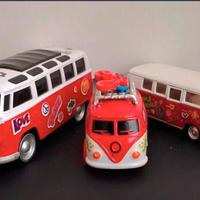Set 3 Modellini auto VW bulli T1 vintage