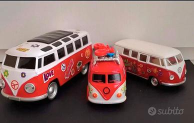 Set 3 Modellini auto VW bulli T1 vintage