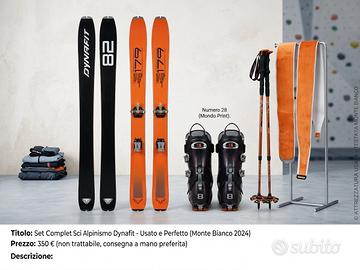 Set completo di sci alpinismo dynafit