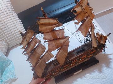 modello di nave della fregata Spagnola ano 1780