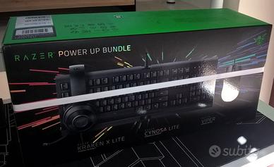 Razer Power Up Bundle NUOVO Tastiera Mouse Cuffie