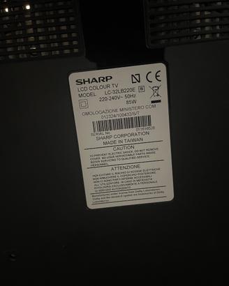 Tv monitor sharp 32 pollici