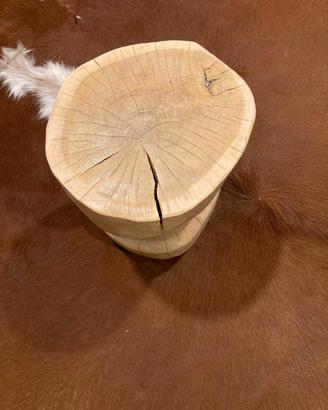 sgabello in legno