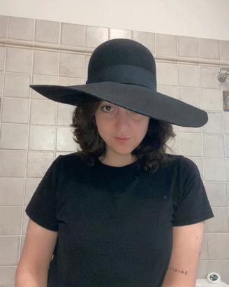 Cappello ala larga in feltro Donna Emporio Armani