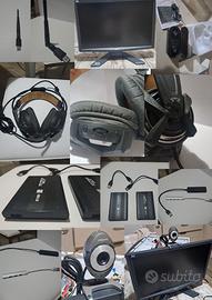 Lotto Accessori PC Webcam, Cuffie, Hard Disk, Hub