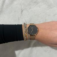 Orologio Daniel Wellington nero e rose gold 32mm