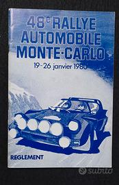 Rally Montecarlo 1980 regolarmento 