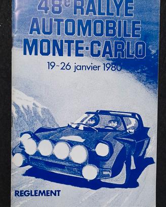 Rally Montecarlo 1980 regolarmento 