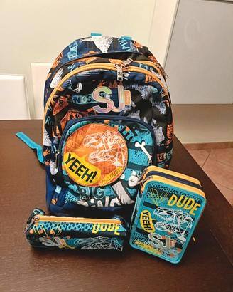 Zaino e astucci Seven SJ per scuola primaria 