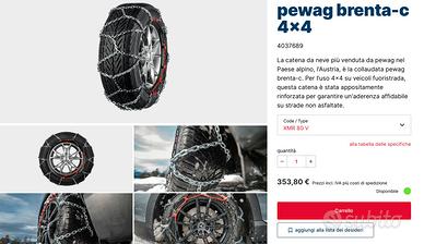 Catene da neve SUV 4x4 Pewag BRENTA-C