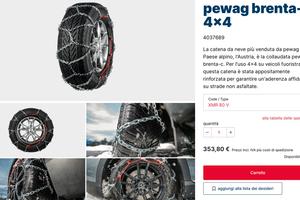 Catene da neve SUV 4x4 Pewag BRENTA-C
