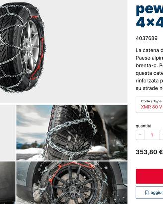 Catene da neve SUV 4x4 Pewag BRENTA-C