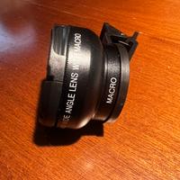 Filtro lente smartphone grandangolo + macro