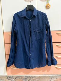 Camicia blu Greco