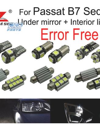 KIT 18 LAMPADINE LED INTERNE PASSAT B7 SEDAN 2012-