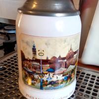 Boccale birra con coperchio 