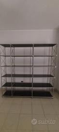 libreria acciaio e vetro Ikea vintage 