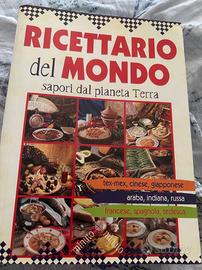 Libro vintage "Ricettario del mondo"
