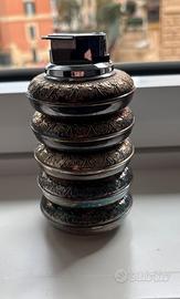 Accendino con portaceneri argento