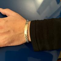 Bracciale da uomo argento marca Montblanc nuovo