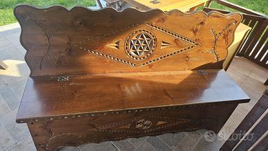 Cassa panca Val Varaita