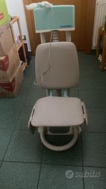Sedia per doccia a batteria