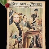 La Domenica del Corriere 3 febbraio 1957 Montesi