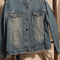 Giacca di jeans bambina taglia 10/11 anni