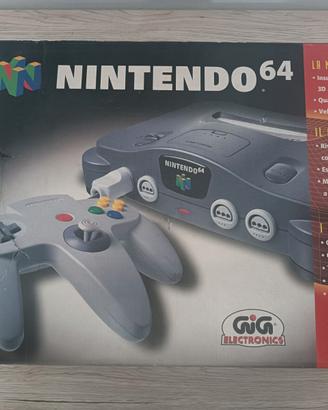 NINTENDO 64 GIG CON SCATOLA BOX PAL