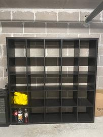 Kallax scaffale Ikea marrone-nero