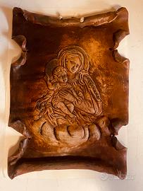 Bassorilievo Vintage "Madonna con Bambino"