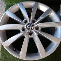 Cerchi lega orig. volkswagen golf 5,6,7 serie m 17