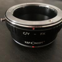 Adattatore fotografico Contax/fujifilm