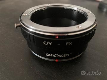 Adattatore fotografico Contax/fujifilm