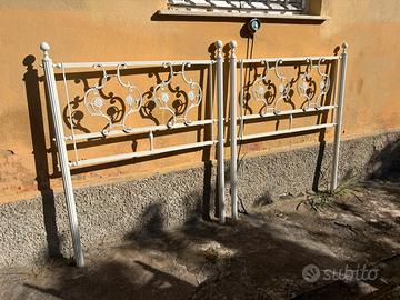 Testiere del letto in ferro battuto
