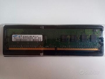 2x Memoria Ram DDR2 Samsung 1 GB 1Rx8 PC2-6400U-66