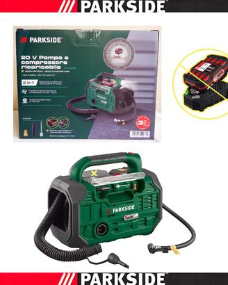 Parkside Compressore Portatile a Batteria PKA 20 V