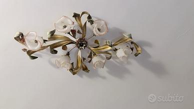 Plafoniera Lampadario da Soffitto Classico 6 luci