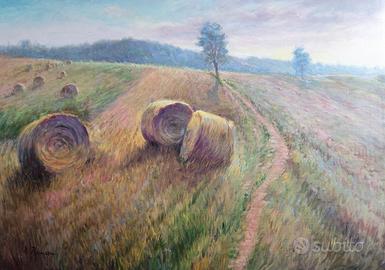 Paesaggio impressionista 50x70 olio su tela