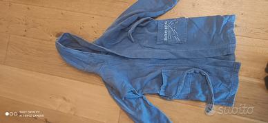 accappatoio cotone OVS azzurro 