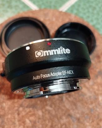 adattatore commlite per canon EF a sony E