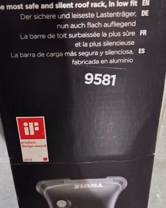 Thule wingBar 9581 come nuovi