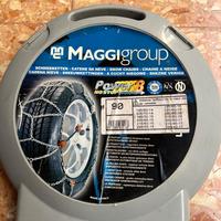 Catene da neve gr. 90 + Calze mai montate nuove