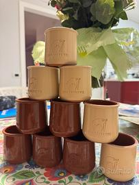 Vasetti in terracotta smaltata