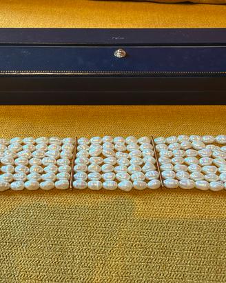 Bracciale a 6 fili con perle scaramazze