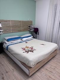 MANDAL - Letto in Betulla massiccio