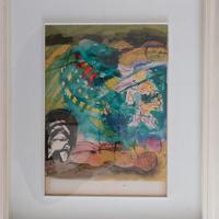  Litografia Originale a Colori "Satyricon" (1968)