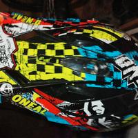 casco motocross bambino O'Neal e occhiali Progrip