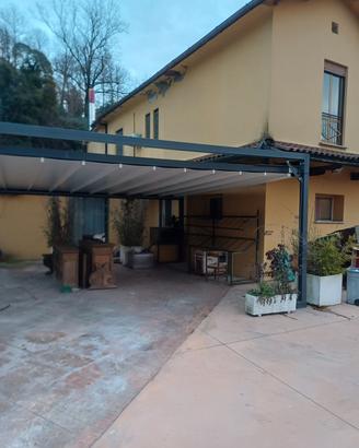 tettoia pergola in alluminio elettrica 