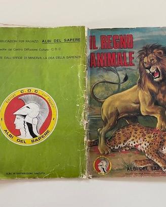Album figurine "IL REGNO ANIMALE Ed. C.D.C. 1968